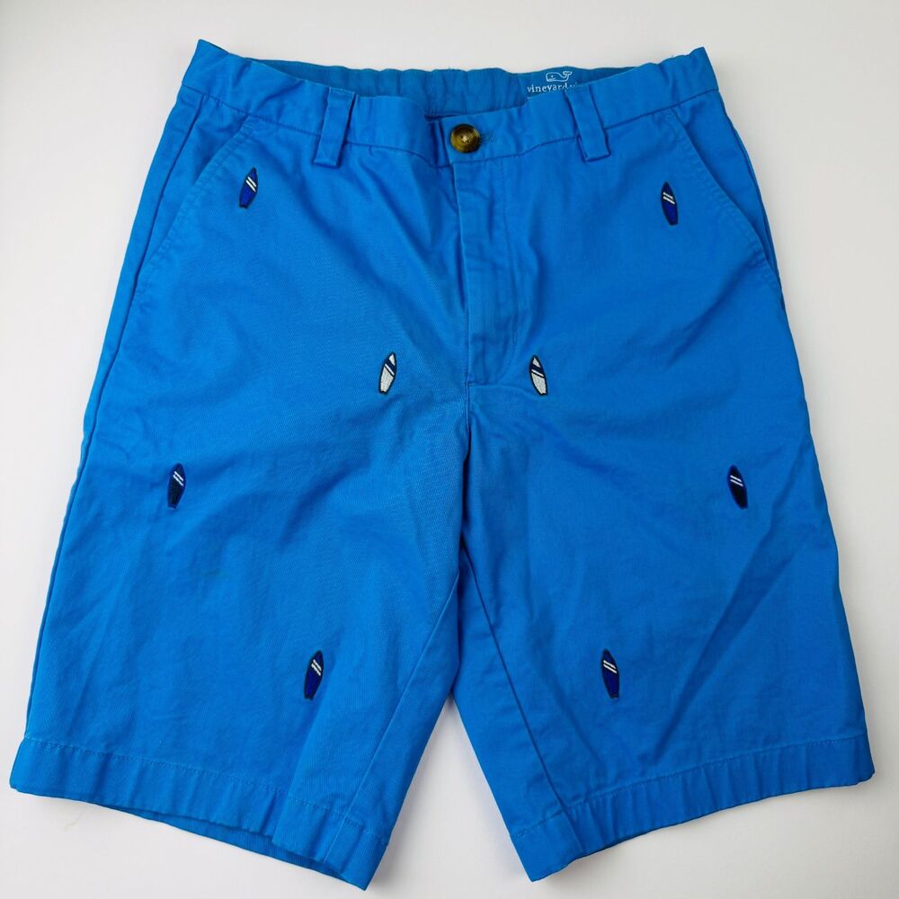 Vineyard Vines Boys Surfboard Shorts 14 Blue